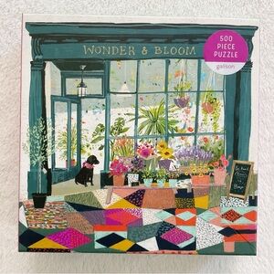 Galison Wonder & Bloom 500 Piece Puzzle Victoria Ball Floral Shop Complete 20x20